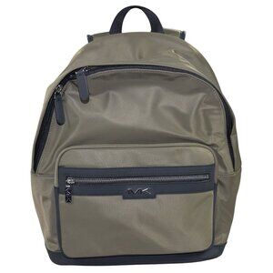 Michael Kors Malone Nylon Padded Adjustable Designer Men's Backpack NWT Olive